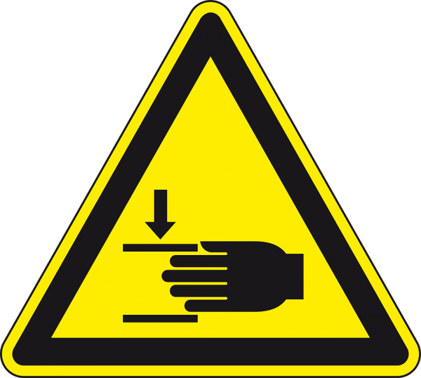 Warnschild-Warnung-vor-Handverletzungen-ASRISO-Folie-sel