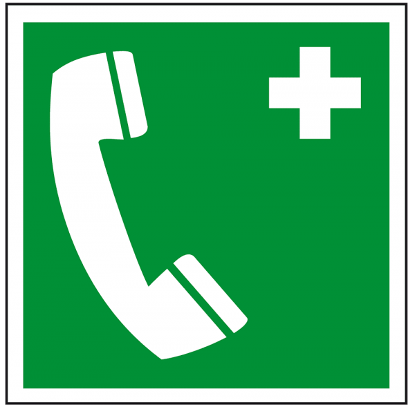 Rettungszeichen-Nottelefon-ASRISO-Folie-selbstklebend-2